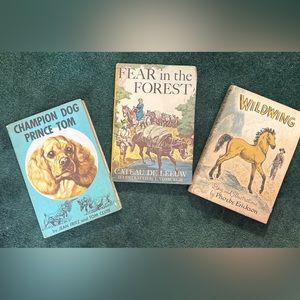Vintage Books Champion Prince Tom, ￼ Wild Wing, And Fear In The Forest